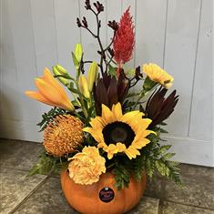 Filled pumpkin 